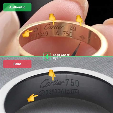 cartier come distinguere falso|certified cartier ring authenticity.